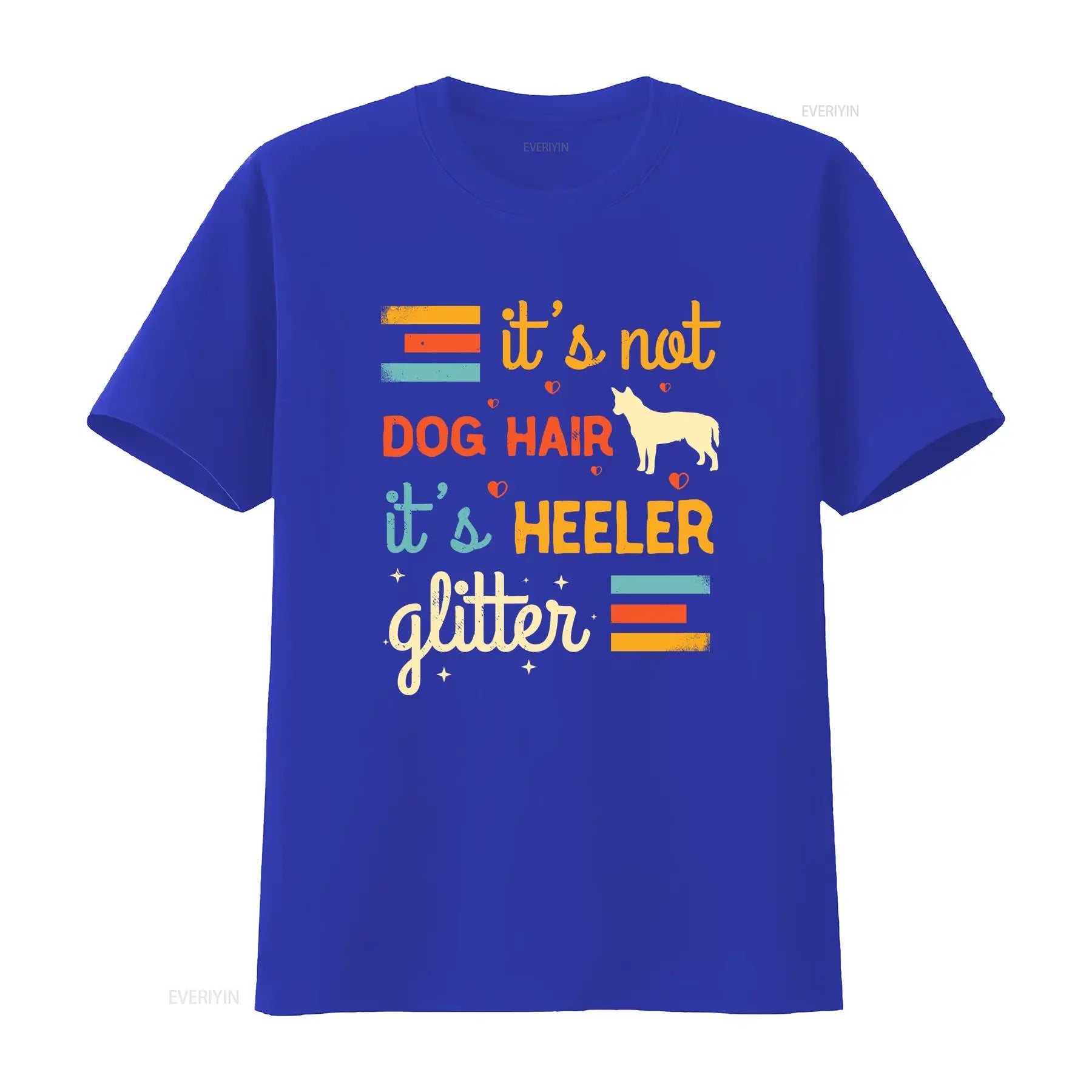 Cute Heeler Lover T Shirt Australian Cattle Dogs Pet Red Blue Mom Funny Dog Sayings vintage Washed streetwear Versatile