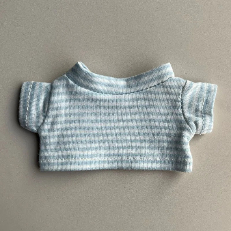 Guinea Pig Clothes Striped Small Pets T-shirt Soft Breathable Elastic Shirt for 5.9-inch Hamster Chinchilla Anti-shedding Outfit