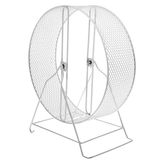 Silent Iron Hamster Exercise Wheel with Stand - Quiet Running