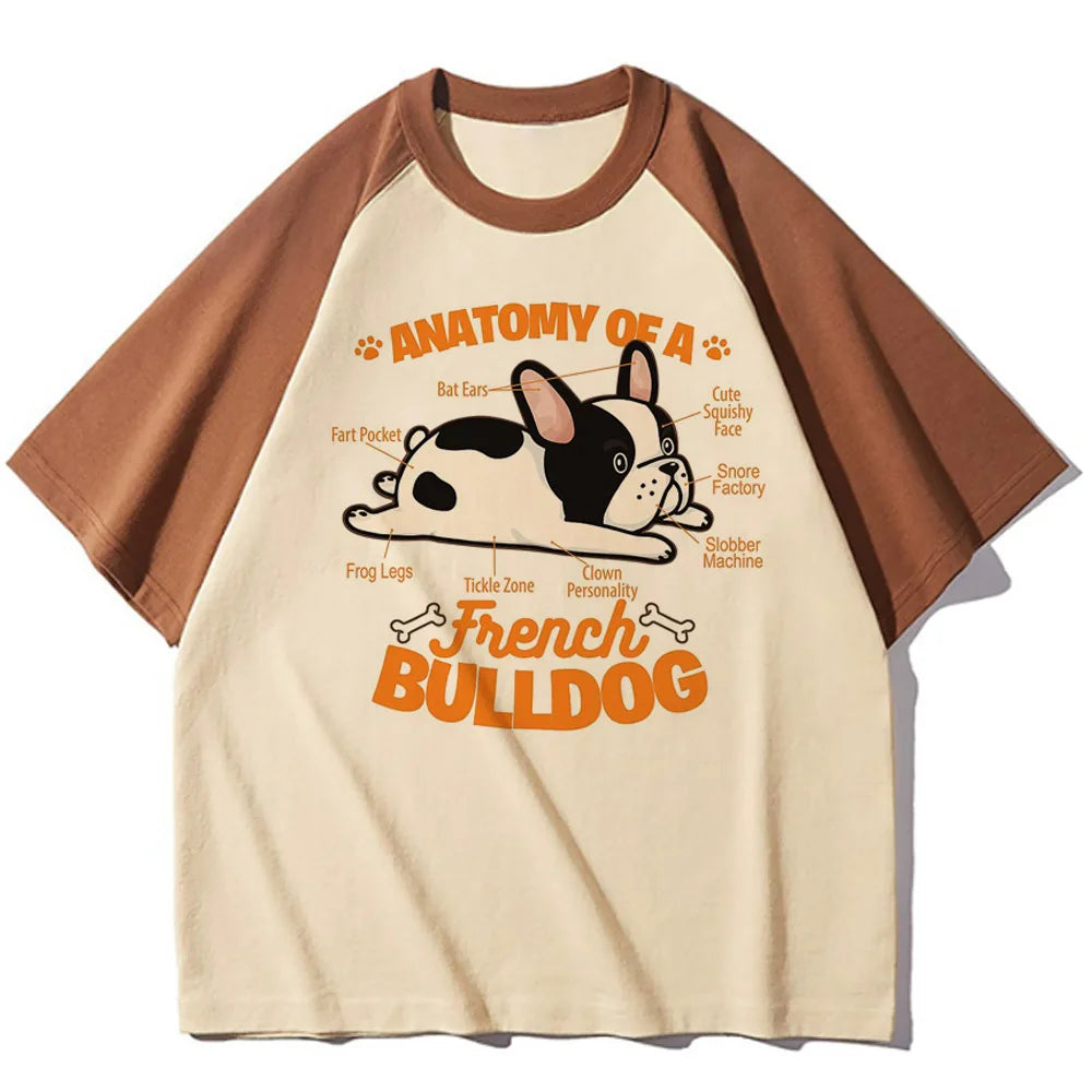 French Bulldog tshirt women modern style tshirt female graphic clothes