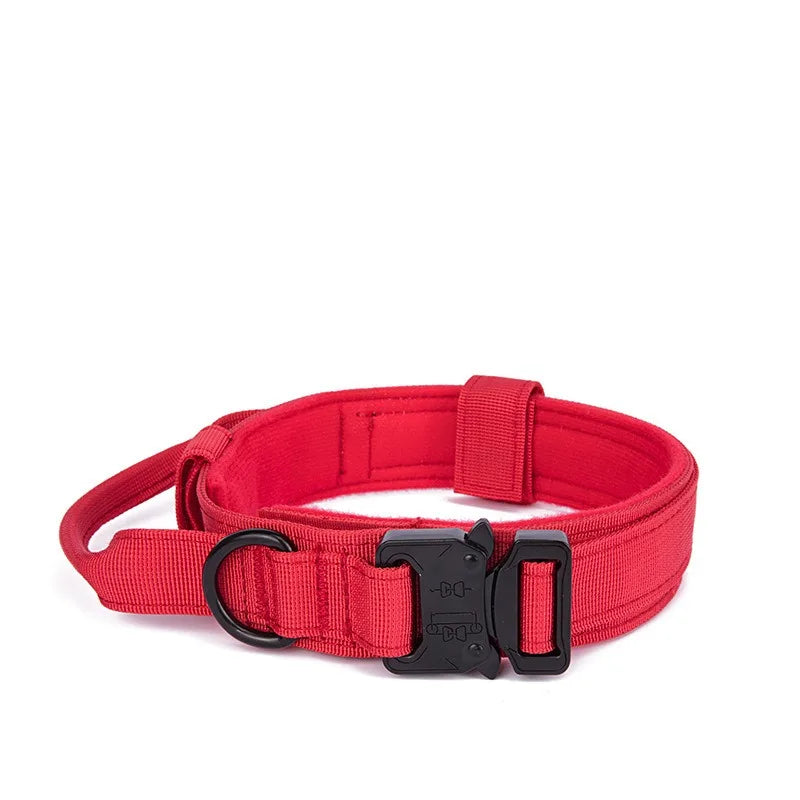 Tactical Military Dog Collar with Control Handle
