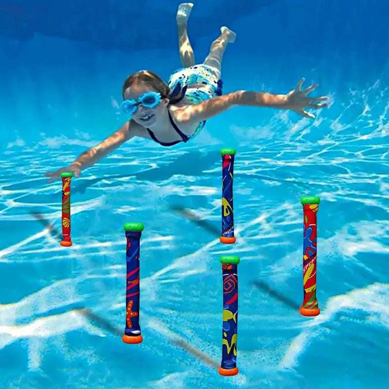 Pool Diving Sticks Swimming Pool Toys For Kids For Under Water Games Throwing Diving Stick Swimming Diving Toy For Swimming