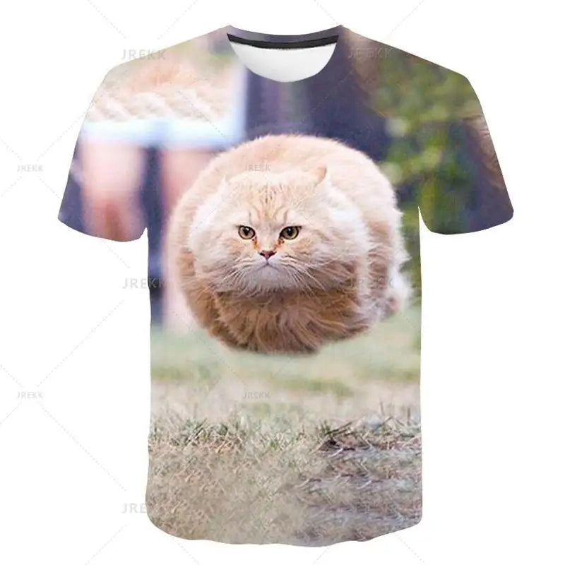 Hamster Domesticated Guinea Pig 3D Print Men's T-Shirts Women Children Tshirt Casual Short sleeve Oversized Hip Hop Tee Tops