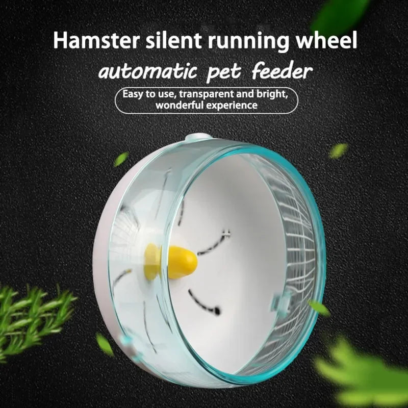 Quiet Hamster Exercise Wheel – 3 Sizes (4.7/6.1/7.3 in | 12/15.5/18.5 cm) Running Wheel for Hamsters Mice Gerbils Rats – Wide Track Cage-Mount