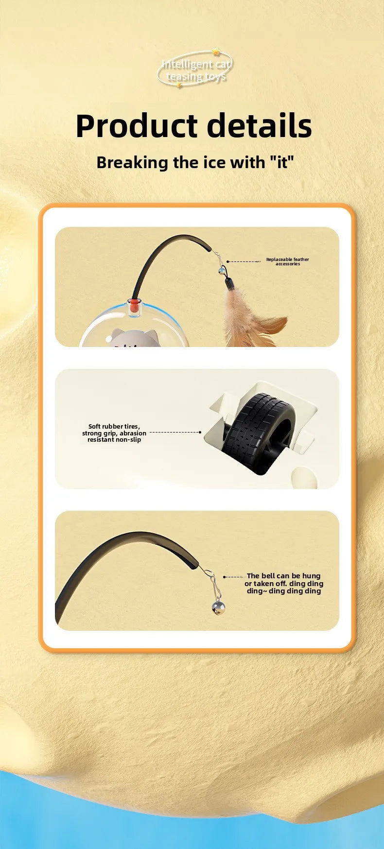 Intelligent automatic cat teasing toys self-hilarity relieving boredom electric induction cat toys pet supplies