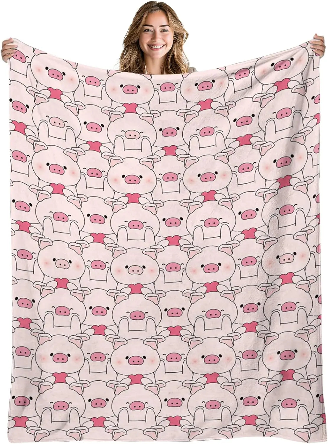 Guinea Pig Blanket, Soft Flannel Guinea Pig Gifts for Kids, Cute Capybara Blanket for Women, Birthday Gift Blanket for Kids,