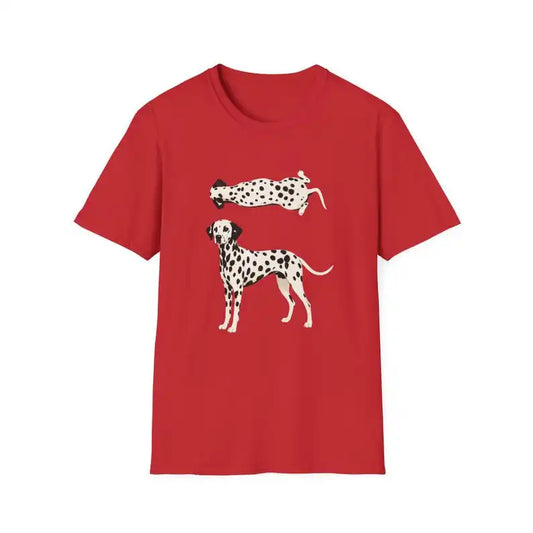 Spotted Dog T shirt personality Clothes Year round clothing Oversized Couples Unisex Y2k Short Sleeves Classic Casual soft tees