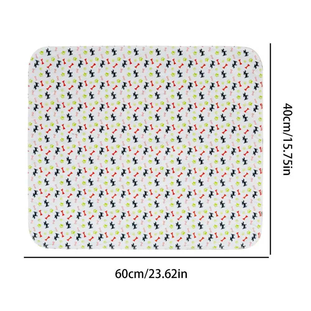 Dog Pee Pads Fast Absorbent Pet Training Mat Reusable Washable Absorbent Pee Pads For Home Potty Playpen Crate Litter pad