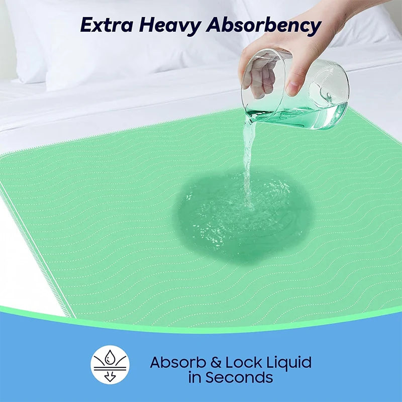 Pee Pads for Pet Extra Heavy Absorbency Washable Under Pads Quick Drying Nursing Pads Incontinence Bed Pads Reusable Washable