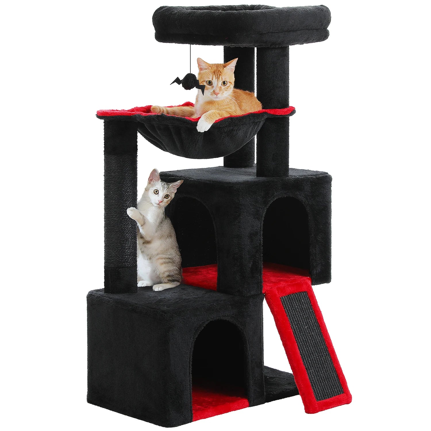 PAWZ Road Large Multi-Level Cat Tree with Condo and Hammock