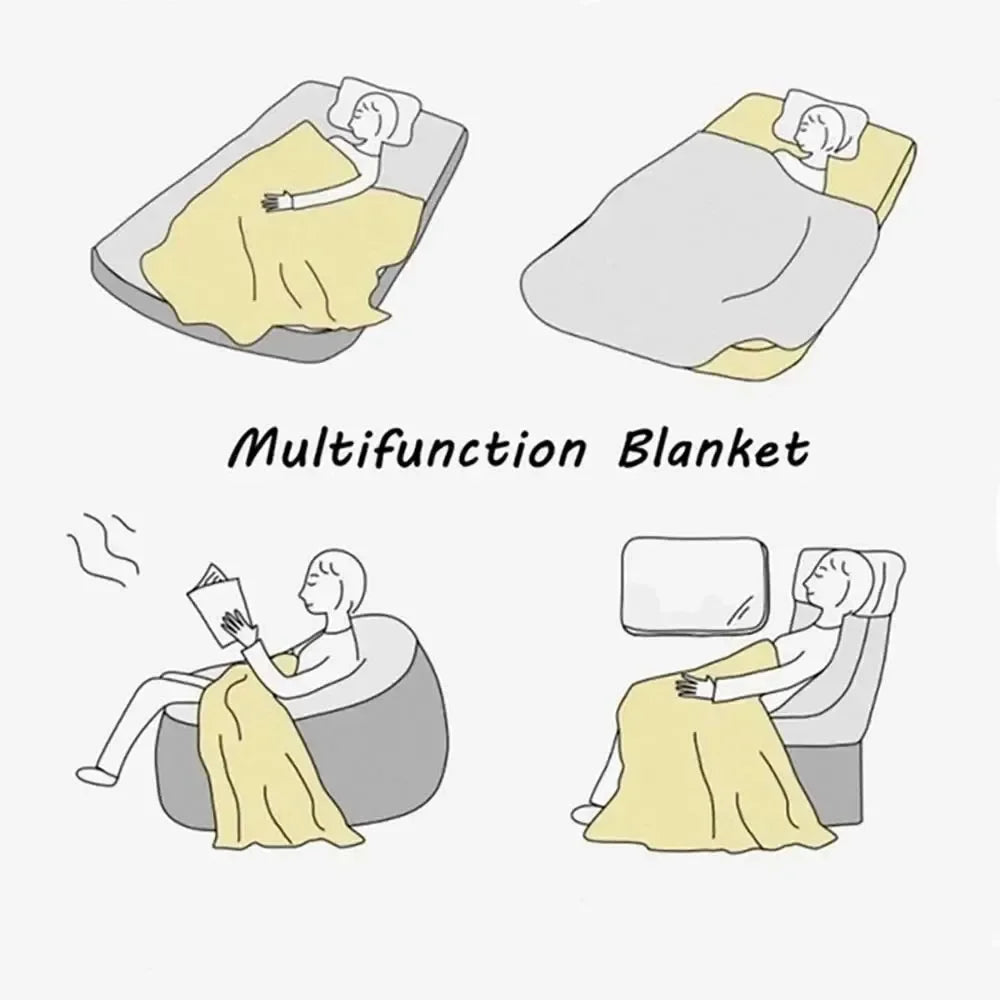 Lovely Guinea Pig Pattern Soft Throw Blanket – Perfect for Animal Lovers, Friends, Couch, Bed, Car, Home, Camping, All-Season