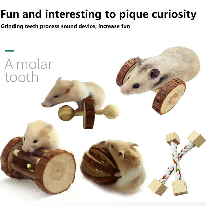 Toys for Guinea Pigs Toys for Rabbits Pets Rodent Edible Rabbit Rat Guinea Pig Hamster Toy CWJ01