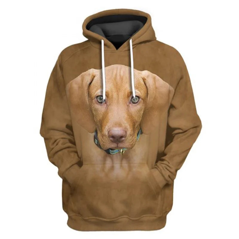 Rottweiler/Shetland Sheepdog/Vizsla 3D Printed Hoodie Women For Men Pullovers Street Tracksuit Love Dog Gift