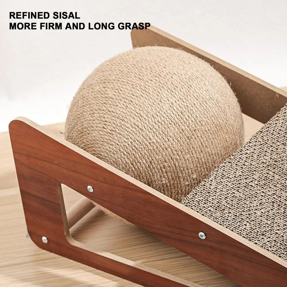Cat Scratcher Toy Cat Scratcher Toy With Ball Natural Sisal Cat Scratcher For Cats & Kittens Durable & Long Lasting