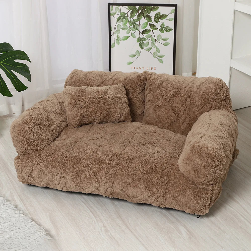 PawRelax™ Plush Bed 🐾 — Soft, Secure & Anxiety-Reducing