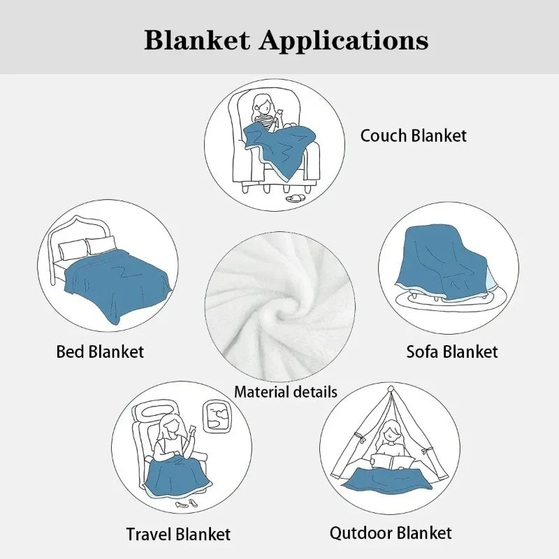 Australian Shepherd Dog Face Blanket Black White Print Soft Fleece Throw Pet Lover Gift Home Decor Cozy Bedding Accessory