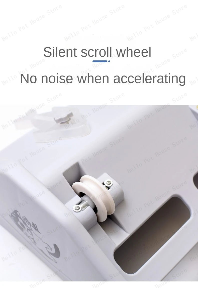 Silent Roller Cat Treadmill Pet Furniture Anti-stuck Feet Fitness Cat Running Wheel Plastic Pet Cat Treadmill