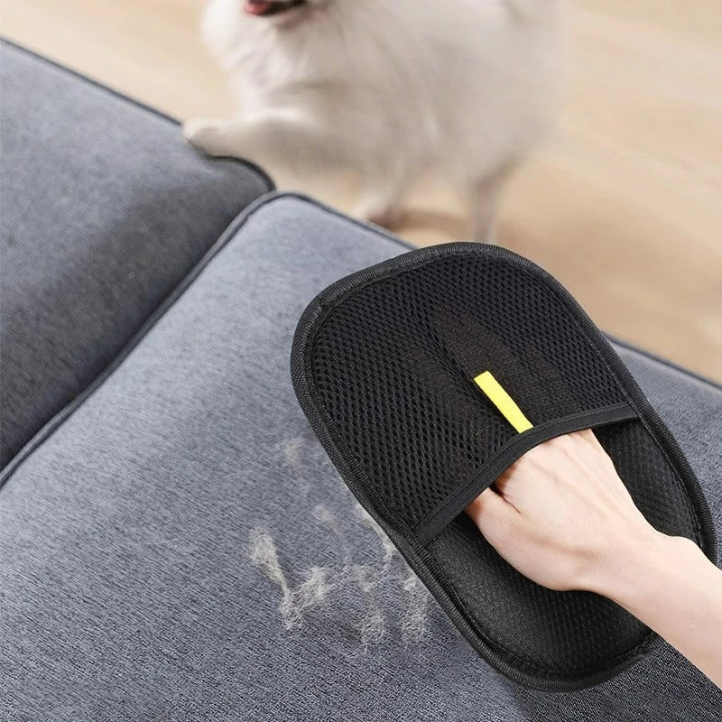 Pet Hair Removal Glove for Clothes and Furniture