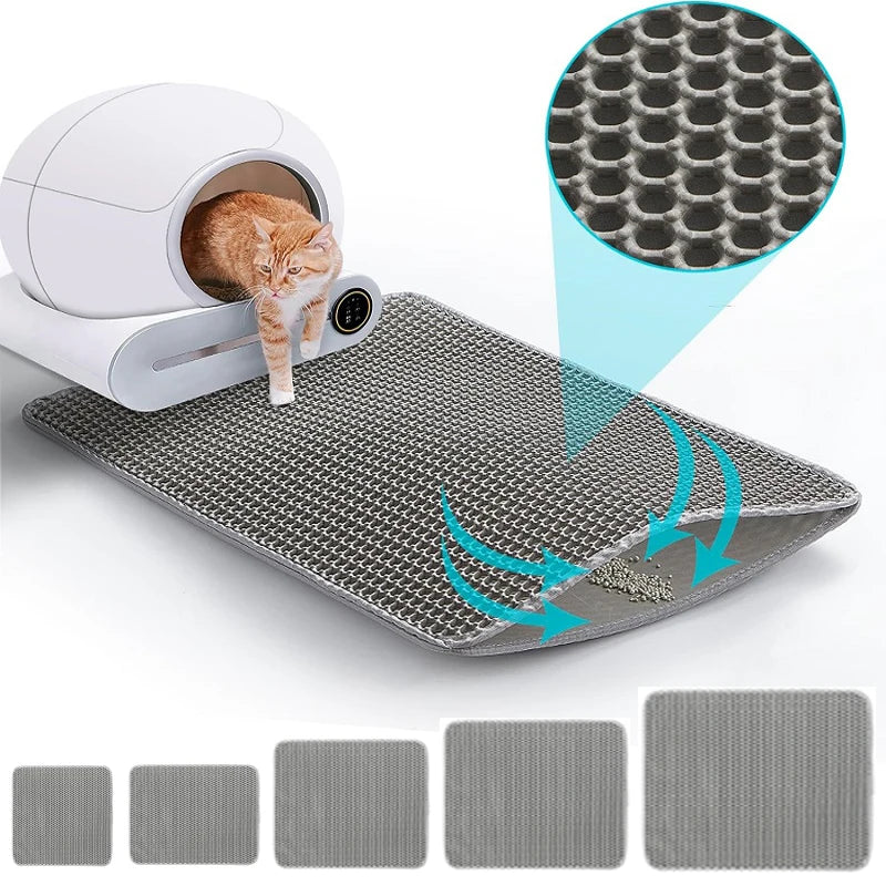 🎁 DOEL™ Anti-Tracking Cat Litter Mat — Waterproof, Double-Layer Design (Mess-Free Floors + Easy Cleanup) (100% off)