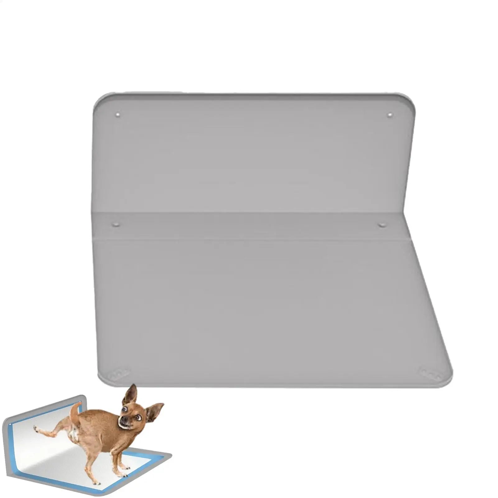 Folding Non Slip Pee Pad Silicone Dog Potty Training Pads Portable Dog Pee Pad Easy-to-clean Pet Pads For All Sizes Of Dog Cats