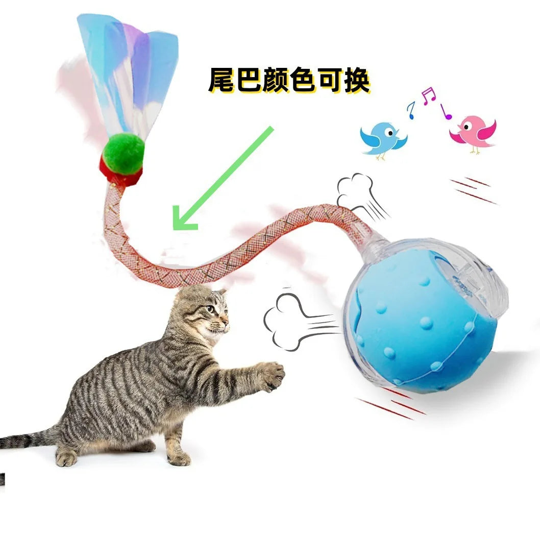 Interactive Cat Toy Ball – Super Drive Rolling Toy