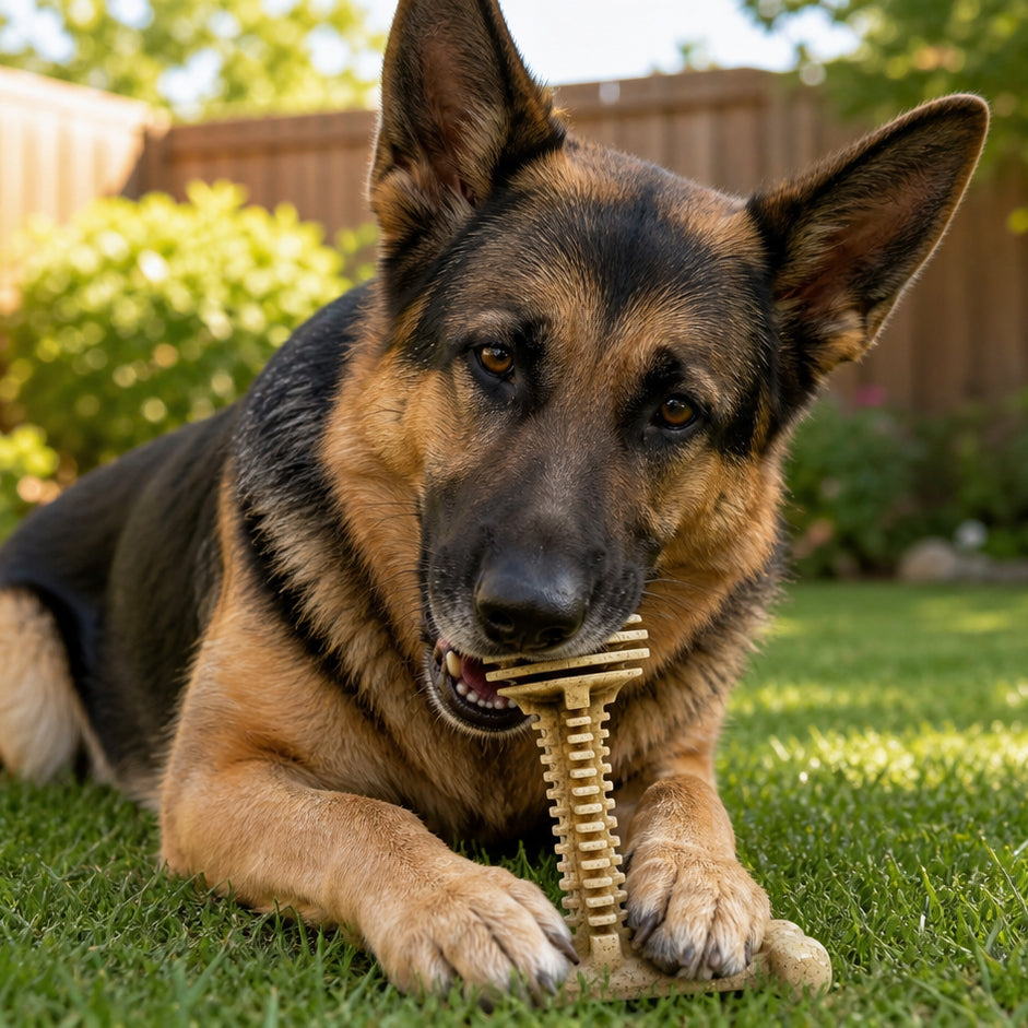 Honey Bone Dental Tower - Indestructible Nylon Dog Chew Toy XL | USA Made