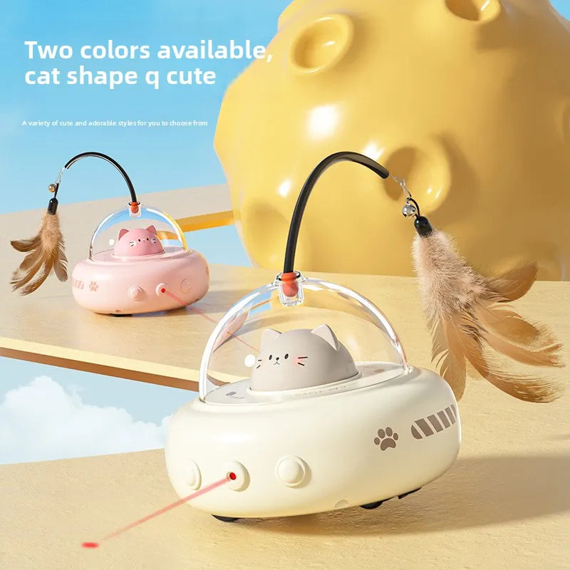 Intelligent automatic cat teasing toys self-hilarity relieving boredom electric induction cat toys pet supplies
