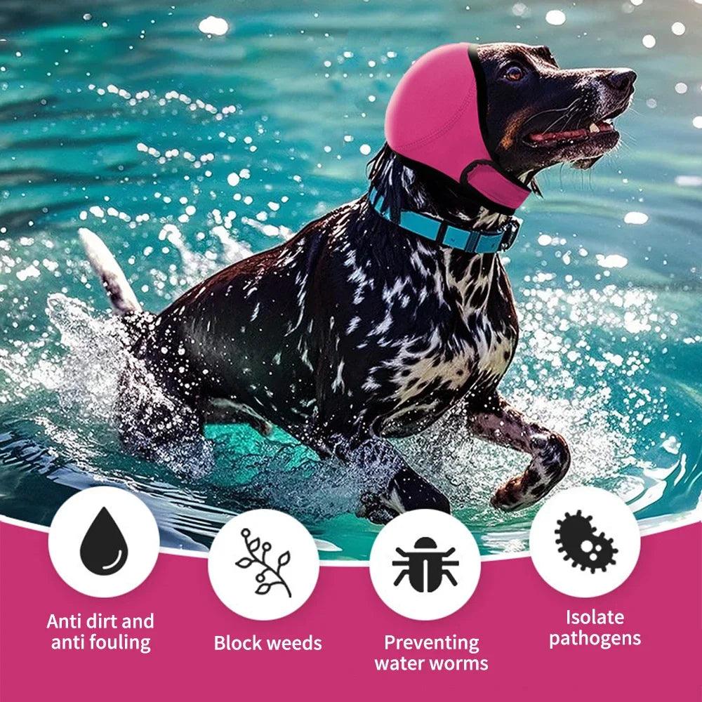 Dog Noise Reduction Sound Insulation Ear Muffs Swimming Waterproof Headgear Dog Emotional Soothing Headgear