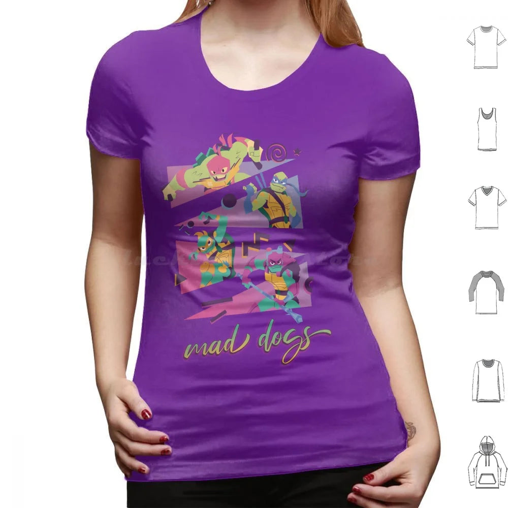 Mad Dogs T Shirt 6xl Cotton Cool Tee Rottmnt Turtle