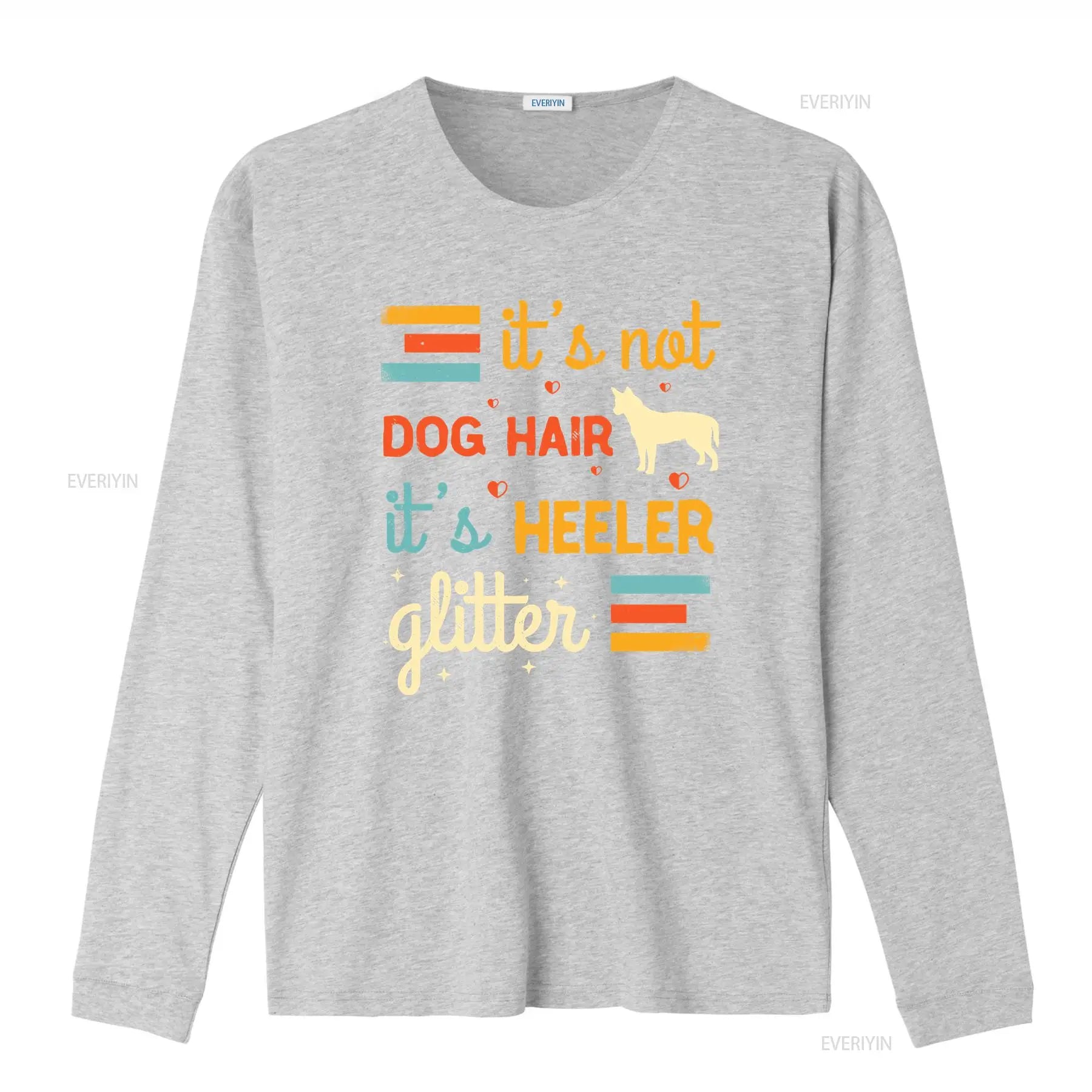 Cute Heeler Lover T Shirt Australian Cattle Dogs Pet Red Blue Mom Funny Dog Sayings vintage Washed streetwear Versatile