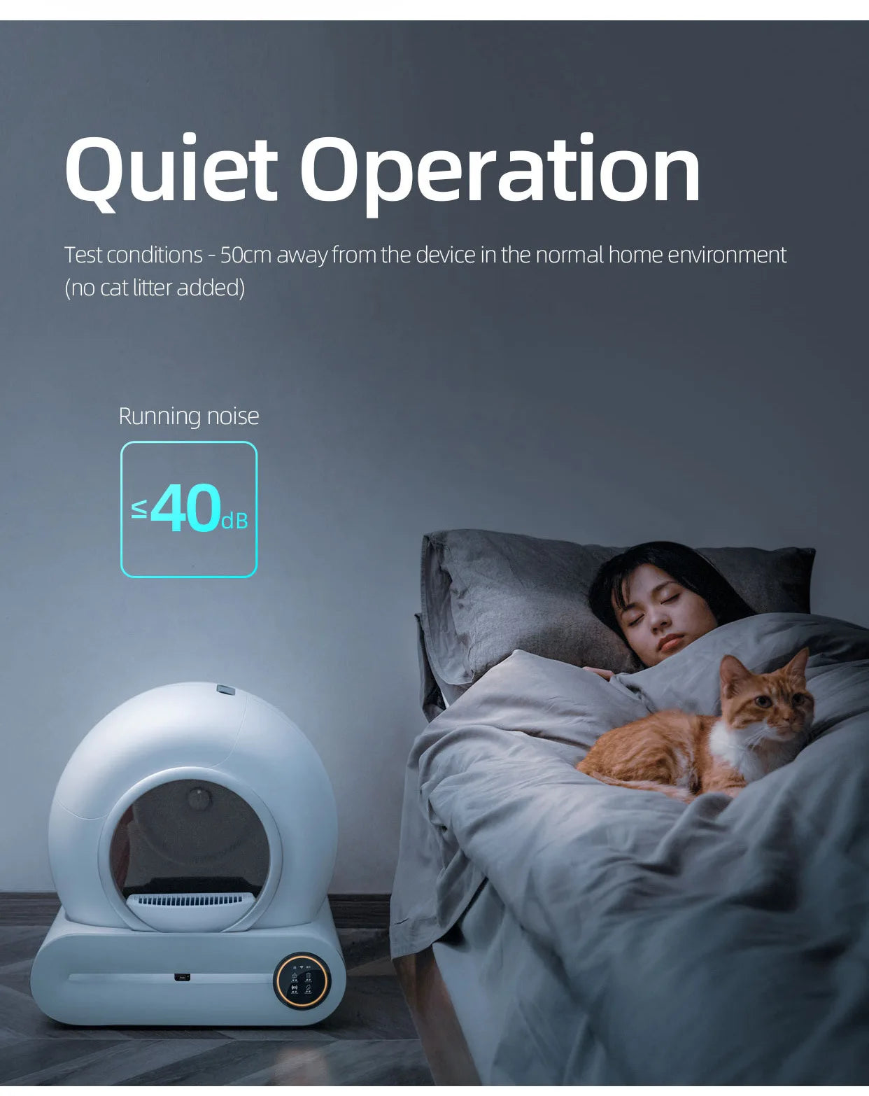 Tonepie Automatic Smart Cat Litter Box Self Cleaning 65L App Control Pet Cats Toilet Litter Tray Ionic Deodorizer Arenero Gato
