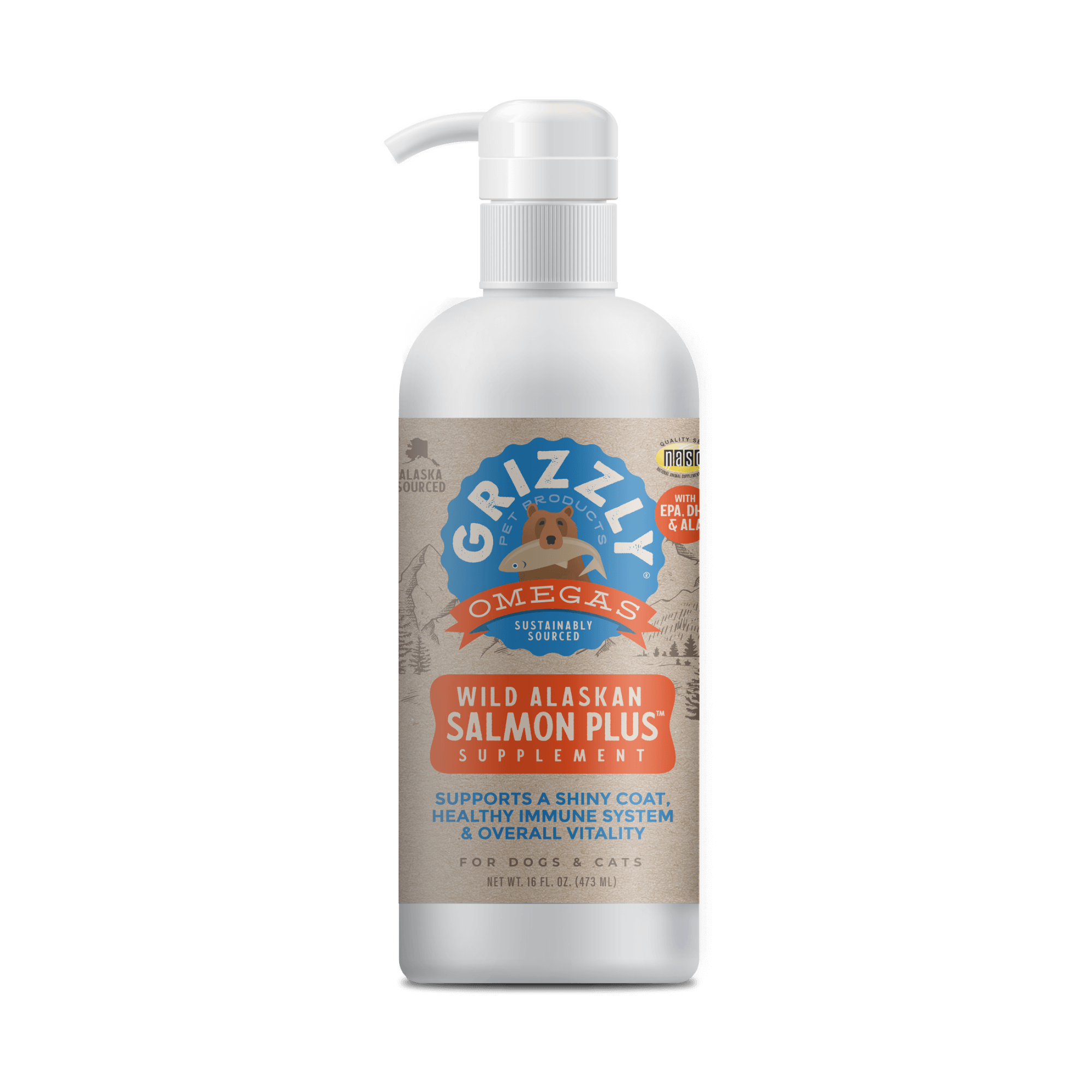 Grizzly Salmon Oil Plus (8oz)