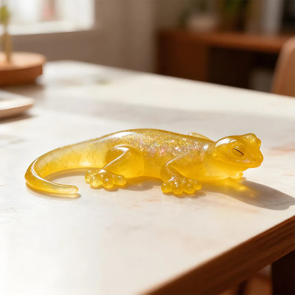 Reptile Resin Casting Silicone Mold - Turtle, Lizard & Frog DIY Plaster & Epoxy Mold for Mini Animal Figurines & Ornaments