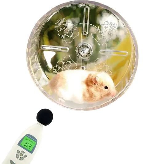Silent Transparent Hamster Wheel - 7.1" Acrylic Exercise Wheel