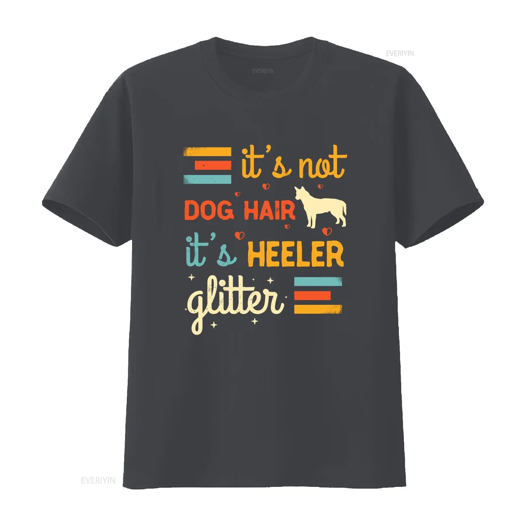 Cute Heeler Lover T Shirt Australian Cattle Dogs Pet Red Blue Mom Funny Dog Sayings vintage Washed streetwear Versatile