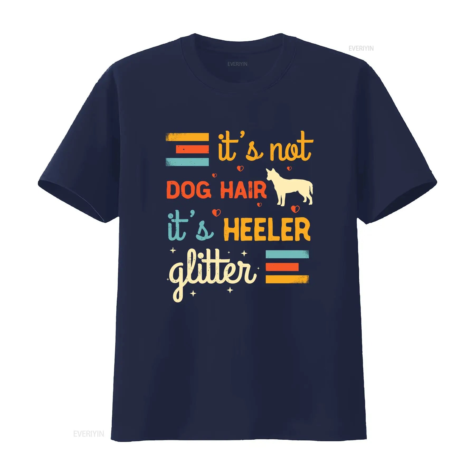 Cute Heeler Lover T Shirt Australian Cattle Dogs Pet Red Blue Mom Funny Dog Sayings vintage Washed streetwear Versatile