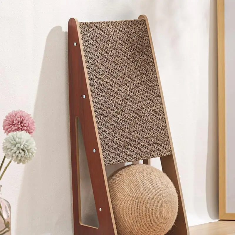 Cat Scratcher Toy Cat Scratcher Toy With Ball Natural Sisal Cat Scratcher For Cats & Kittens Durable & Long Lasting
