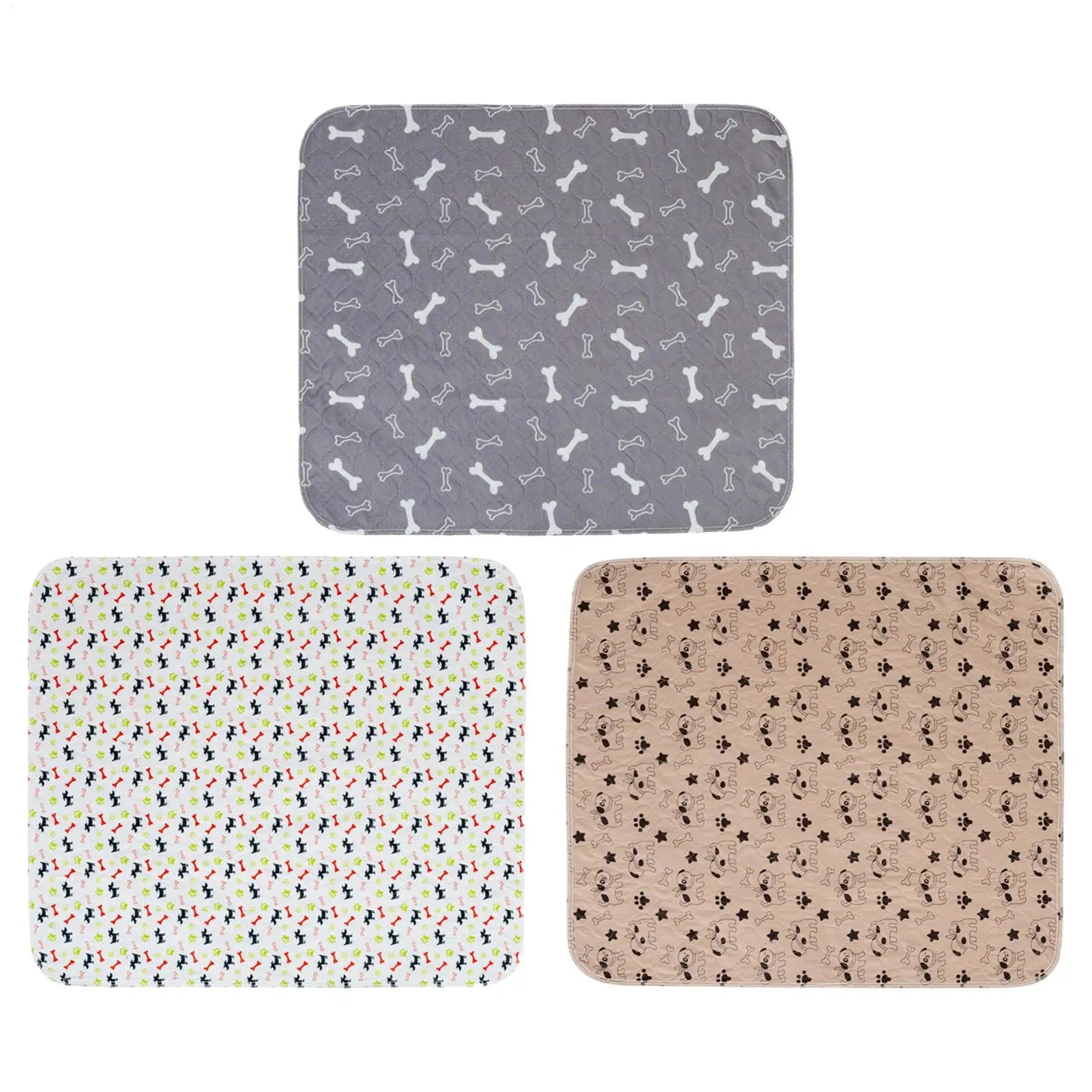 Dog Pee Pads Fast Absorbent Pet Training Mat Reusable Washable Absorbent Pee Pads For Home Potty Playpen Crate Litter pad