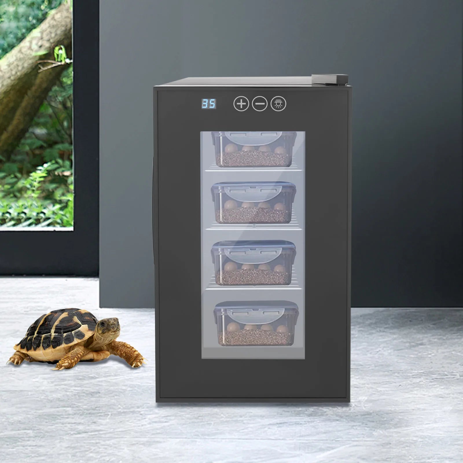 23L Reptile Incubator,Intelligent 23L Reptile Egg Incubator,Constant Temperature& Humidity Reptile Incubator,for Lizards/Turtles