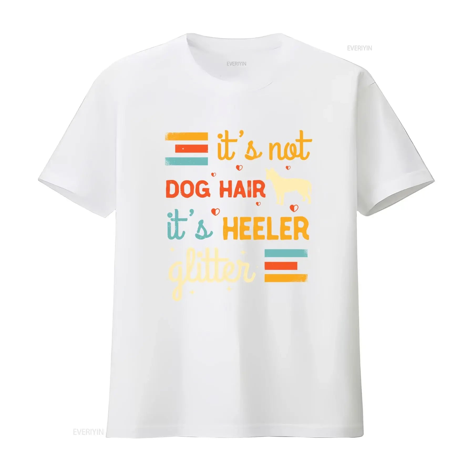 Cute Heeler Lover T Shirt Australian Cattle Dogs Pet Red Blue Mom Funny Dog Sayings vintage Washed streetwear Versatile
