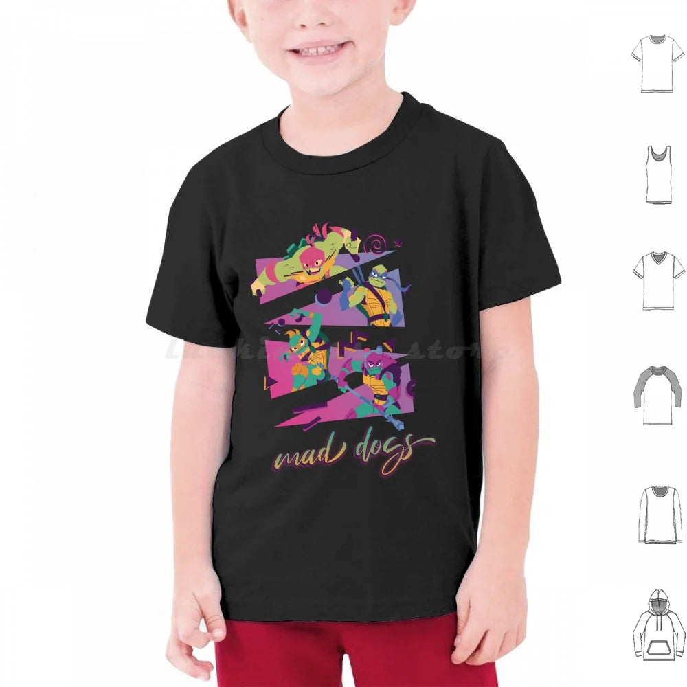 Mad Dogs T Shirt 6xl Cotton Cool Tee Rottmnt Turtle