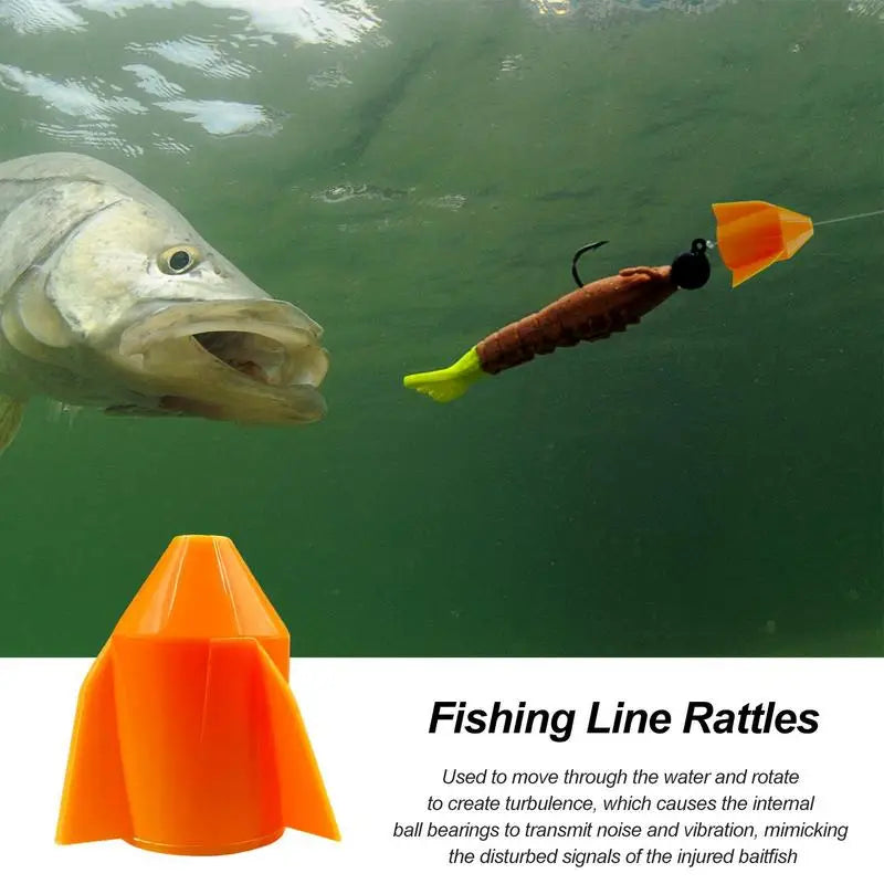 Fishing Rattle Inserts Catfish Rig Fishing Attractants Portable Rattle Sea Fishing Accessory For Catfishing Walleye Muskie Pike