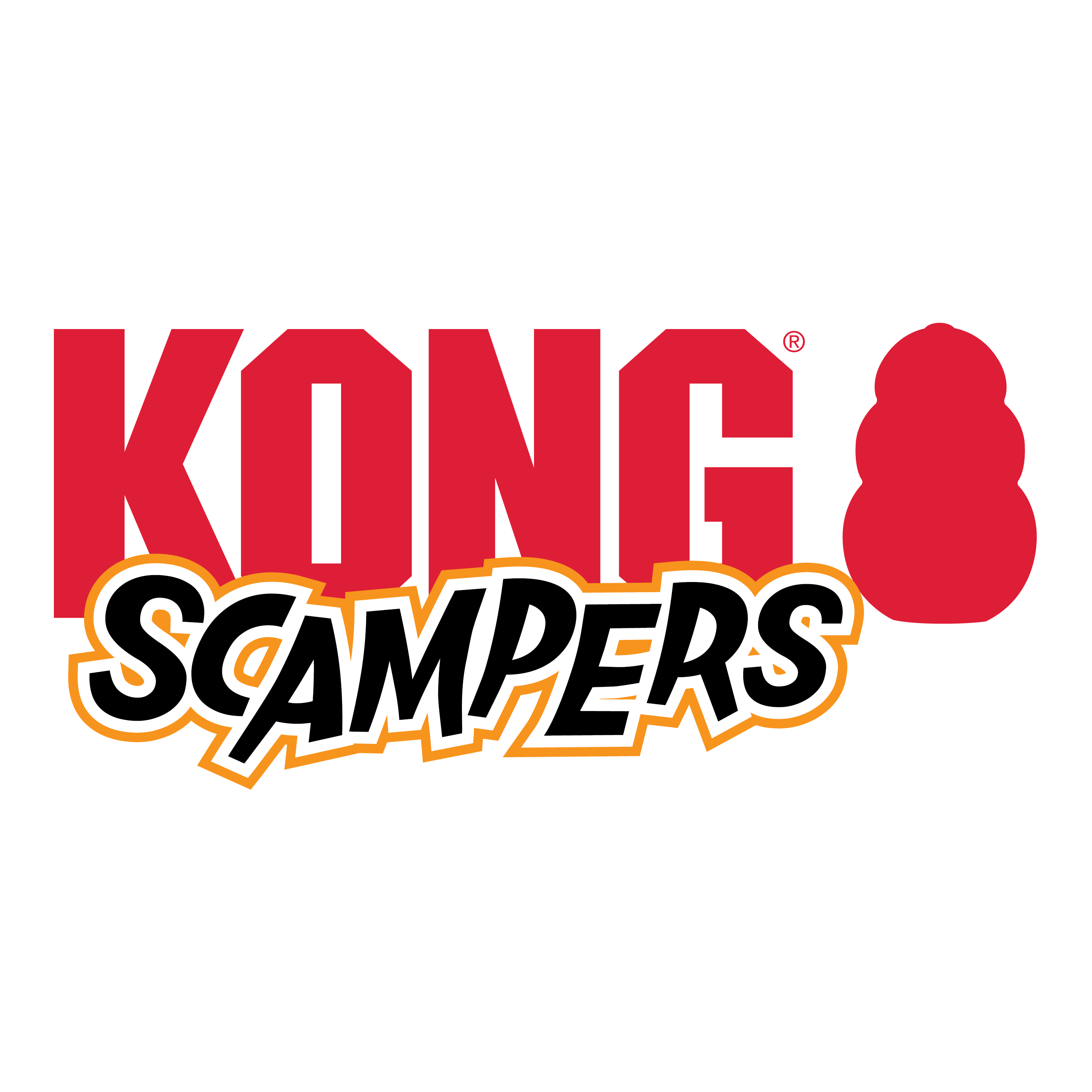 Kong Scampers Red Panda Medium
