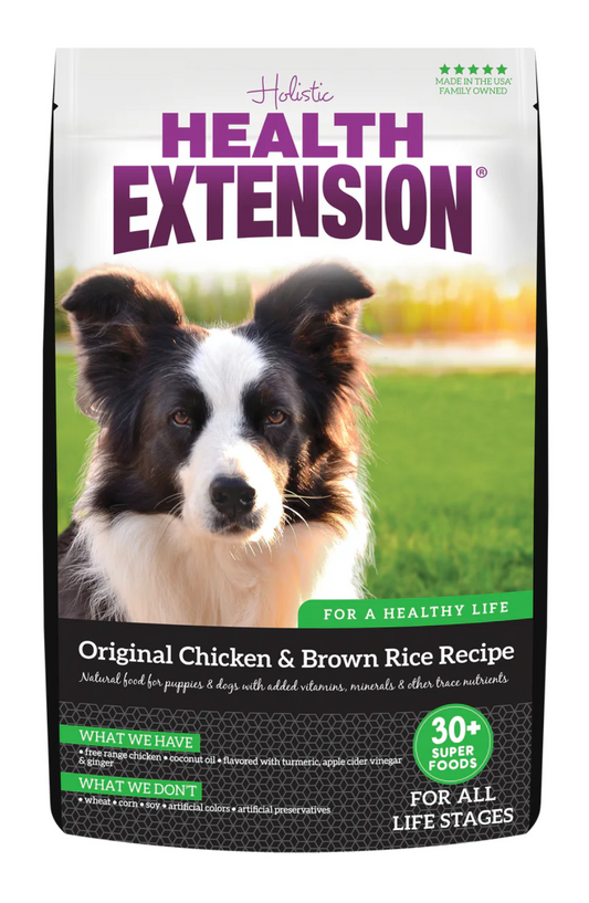 Health Extension Chicken and Brown Rice Dog Food - All Life Stages