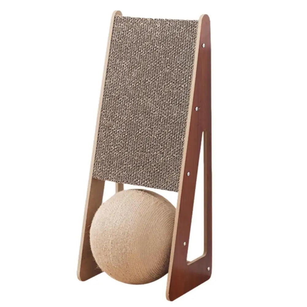 Cat Scratcher Toy Cat Scratcher Toy With Ball Natural Sisal Cat Scratcher For Cats & Kittens Durable & Long Lasting