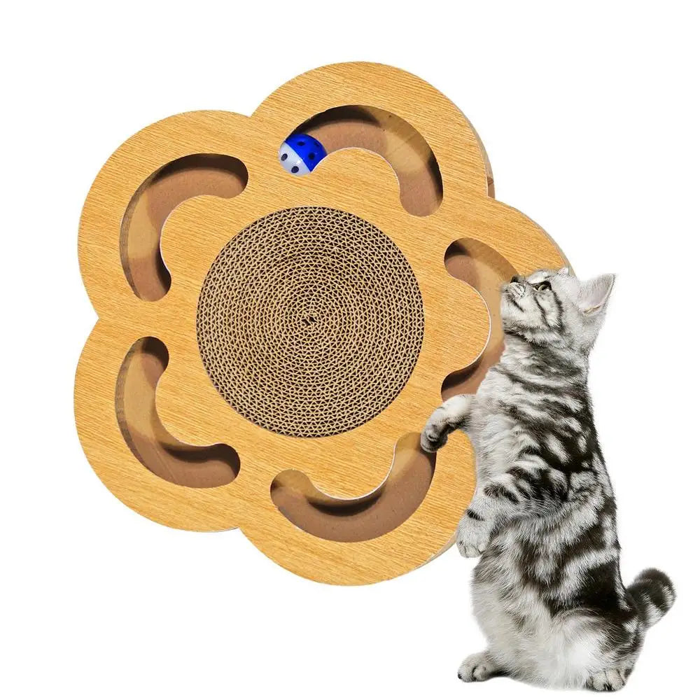 Cat Scratching Board Corrugated Game Box For Indoor Cats Cardboard Scratcher Pad In Double-Sided Design For Relieves Boredom