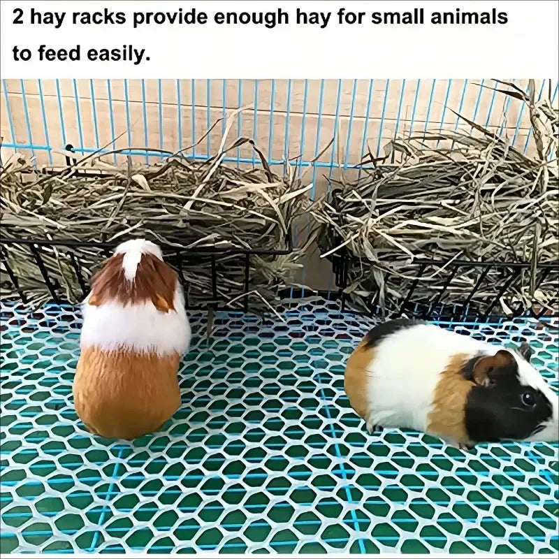 Rabbit Food Basket Grass Rack Rabbit Grass Frame Hay Feeder Rabbit Spring Grass Frame Grass Hay Bowl Rack Pet Food Container