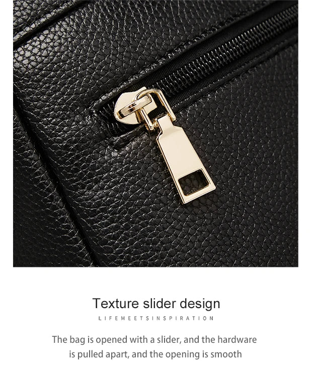 FOXER Brand Genuine Leather + Microfiber Women's Backpack Fashion Female Travel Bag Large Capacity Waterproof Backpack