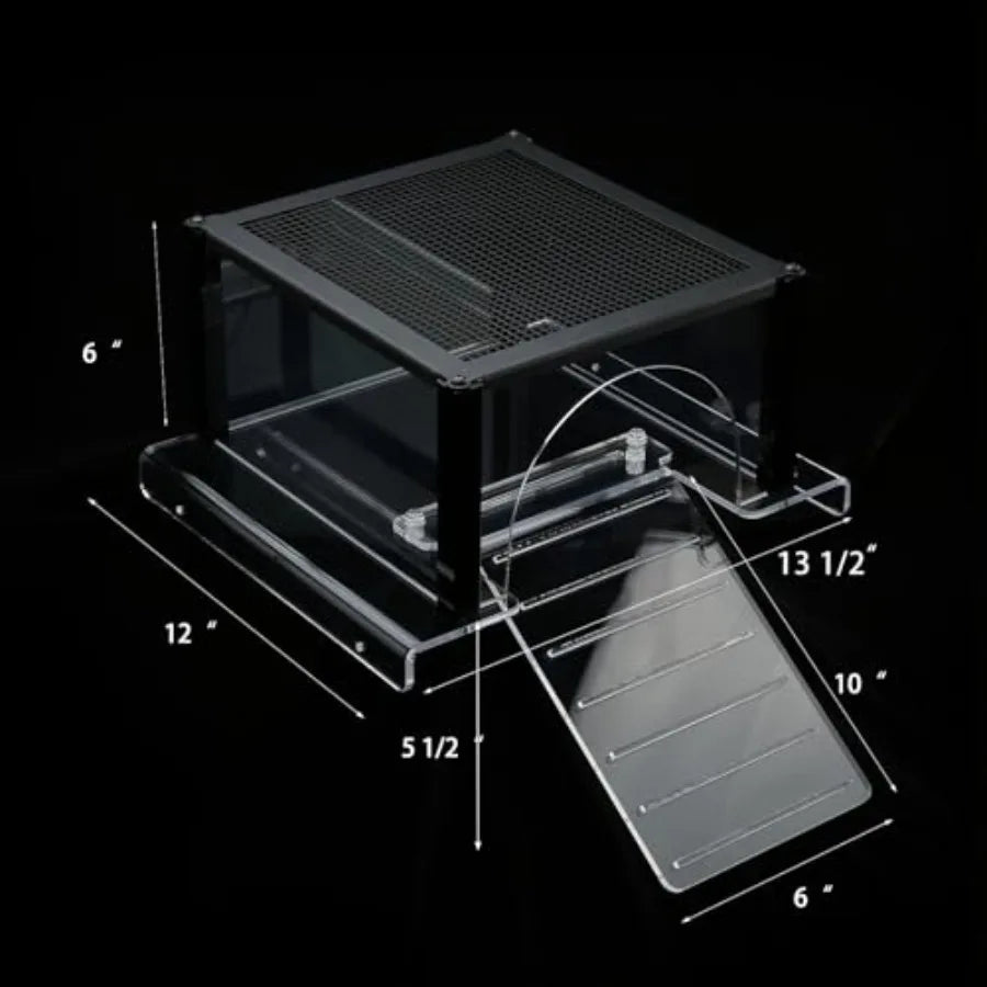 Turtle Topper Basking Platform for Aquatic Turtles 10/20/29/55 Gallon Tank Aquatic Reptile Ramp Dock Terrace Accessories