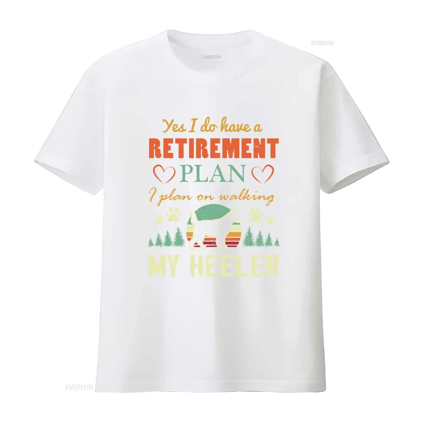 Retired T Shirt Blue Heeler Australian Cattle Dog Retiring RetiremenT Red Mom Cute  vintage Washed Comfortable Stretched homme
